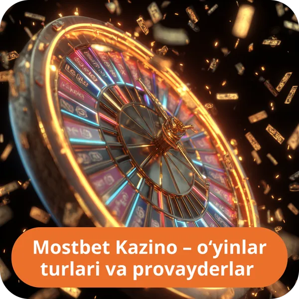 Mostbet Kazino – o‘yinlar turlari va provayderlar